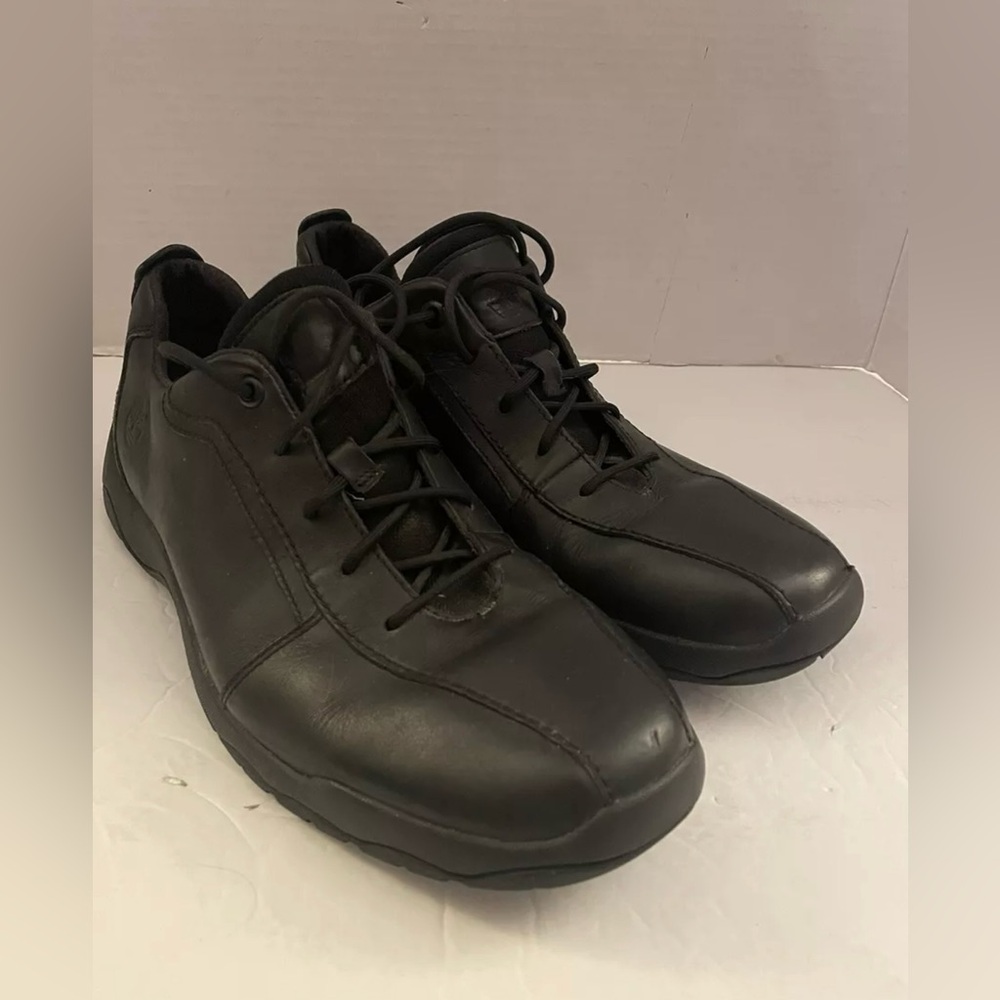 Timberland Earthkeepers Mens Size 10.5 Black Leather Oxford Shoes 72119